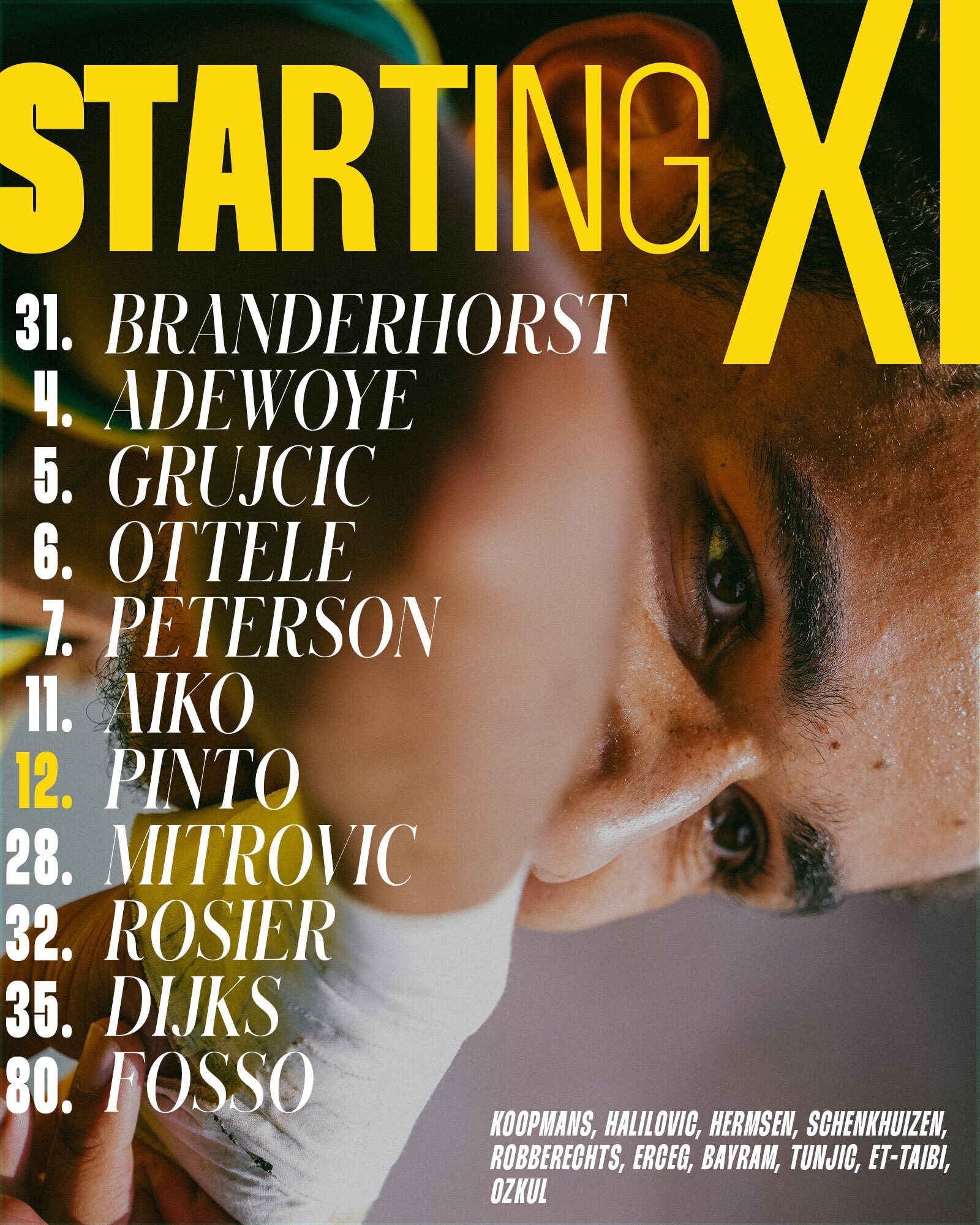 Opstelling de graafschap