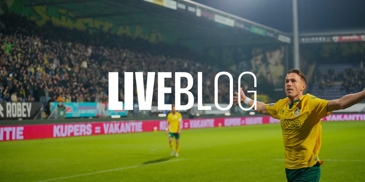 LIVEBLOG: Sparta Rotterdam - Fortuna Sittard