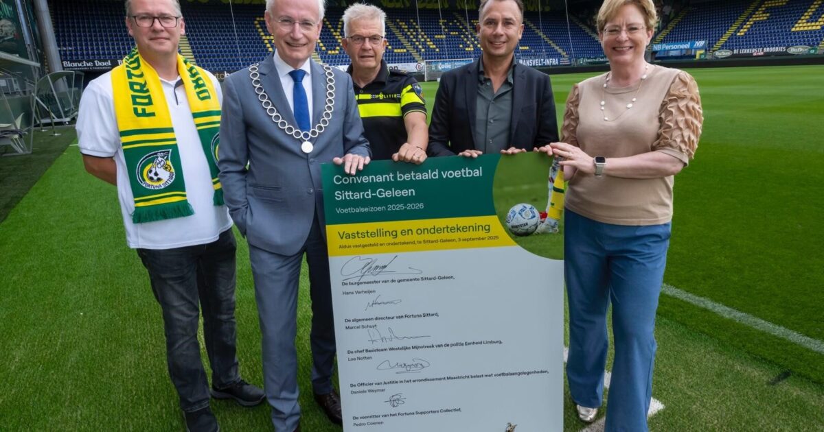 Football Safety Covenant 2025-2026 ratified | Fortunasittard.nl